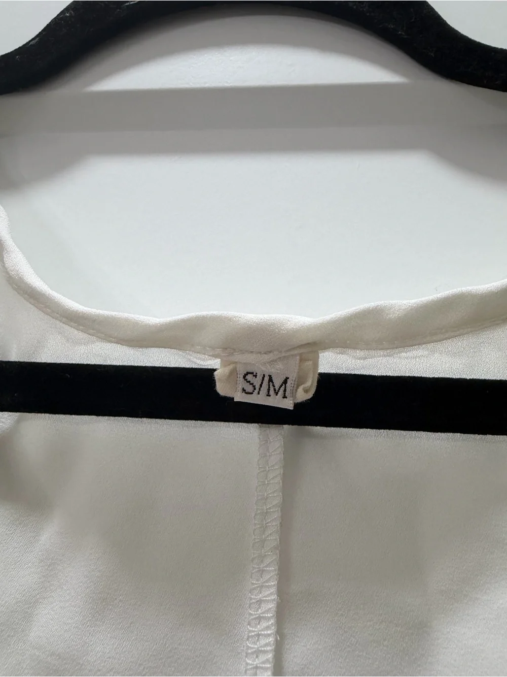 White Lightweight Summer Swimsuit Cover Up Pom-Pom Trim V-Neck Tunic Top